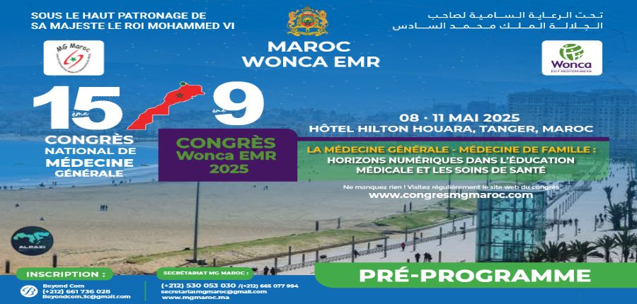15e Congrès National de Médecine Générale – 9e Congrès WONCA EMR