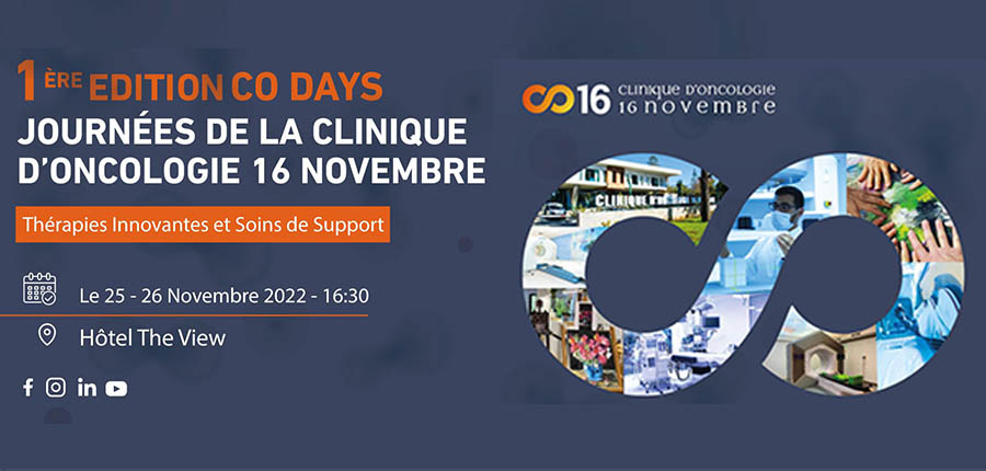 Les journées scientifiques d’oncologie de Rabat / CO-Days novembre 2022